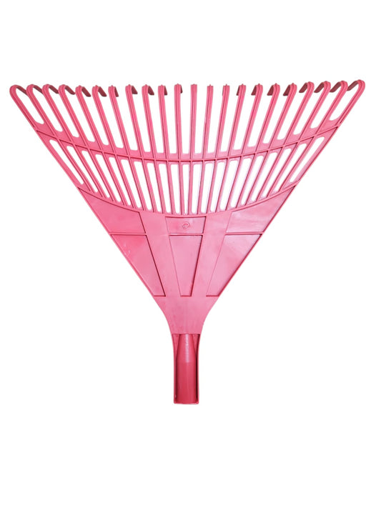 Greblă de Frunze din Plastic – 22 Dinți, 45 cm x 49 cm, compatibilă cu coadă normală și coadă cu filet (mop)