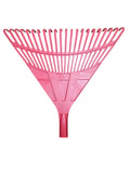 Greblă de Frunze din Plastic – 22 Dinți, 45 cm x 49 cm, compatibilă cu coadă normală și coadă cu filet (mop)