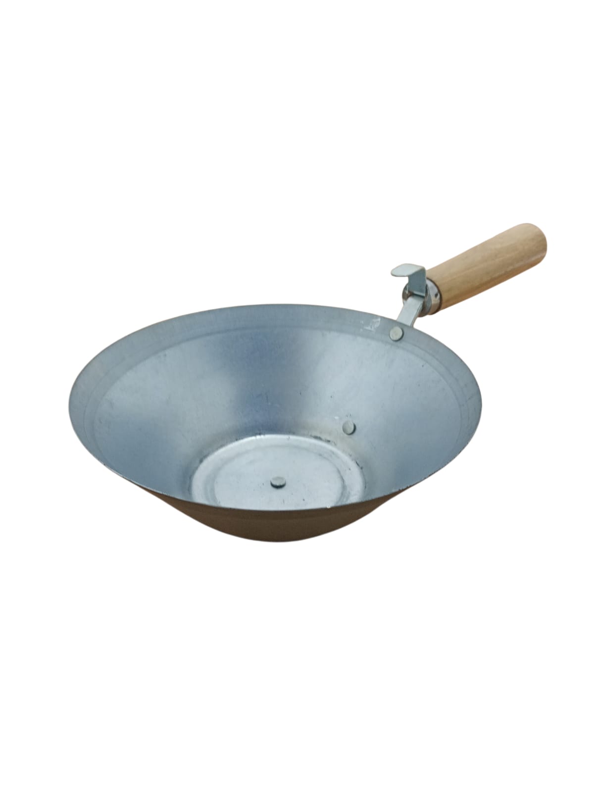 Cancioc Metalic pentru Construcții cu Mâner din Lemn – 19 cm, Mâner 11,5 cm