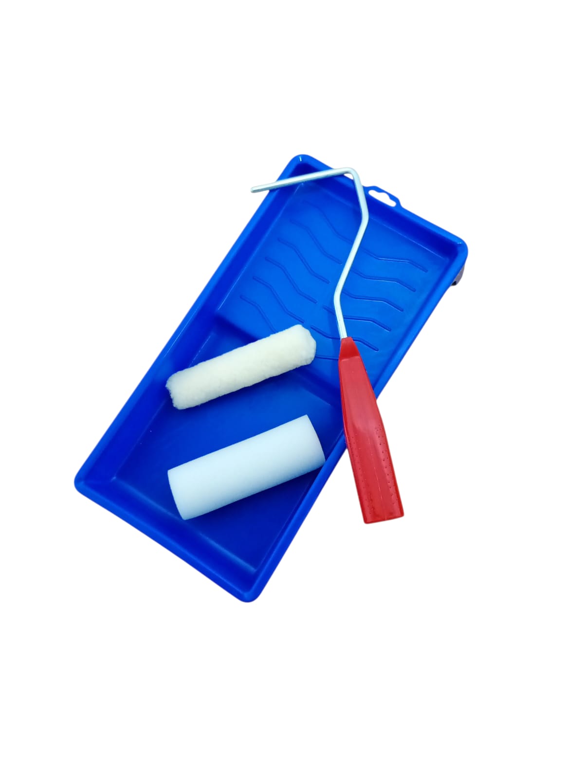 Set trafalet mini cu tavă , rolă burete + rolă specială pentru vopsea