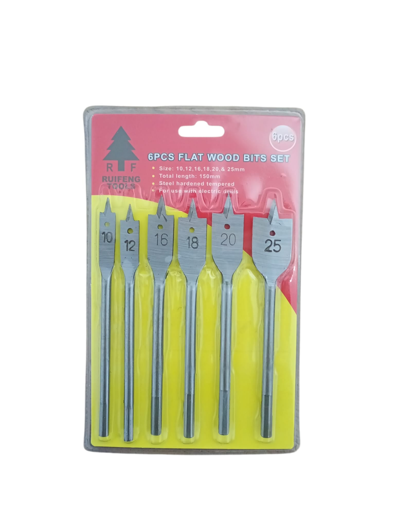 Set 6 Freze Plate pentru Lemn – 10–25 mm