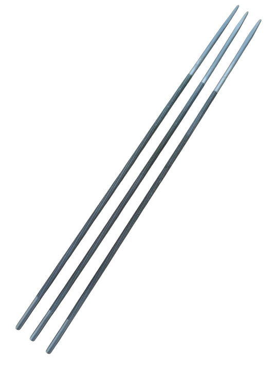 Set 3 Pile Rotunde pentru Lanț Drujbă – 3.5 mm × 200 mm