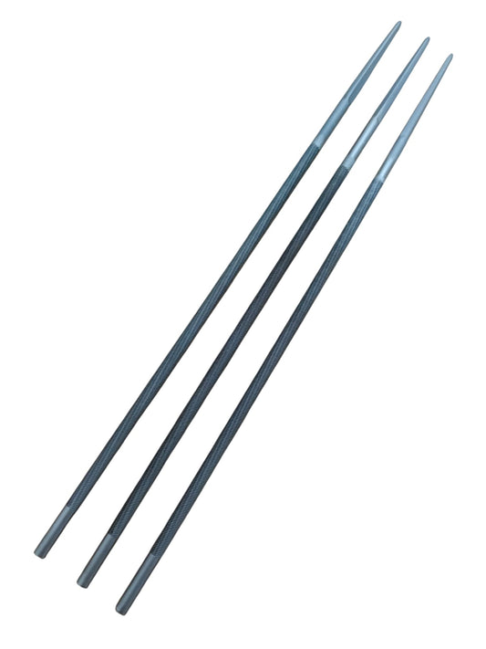 Set 3 Pile Rotunde pentru Lanț Drujbă – 4.8 mm × 200 mm (11/64")