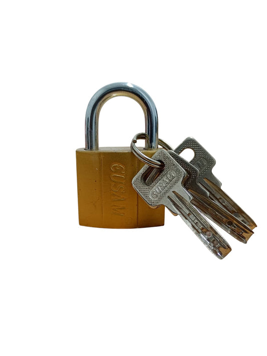 Lacăt Metalic 32 mm, cu 3 Chei Incluse