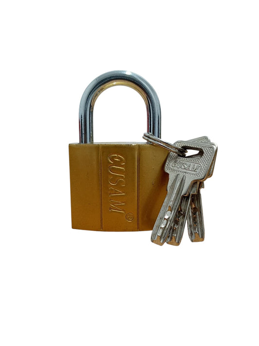 Lacăt Metalic 38 mm, cu 3 Chei Incluse