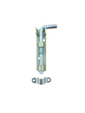 Zăvor vertical tip bolt cu arc – 100 mm x 25 mm, grosime talpă 3 mm, finisaj galvanizat