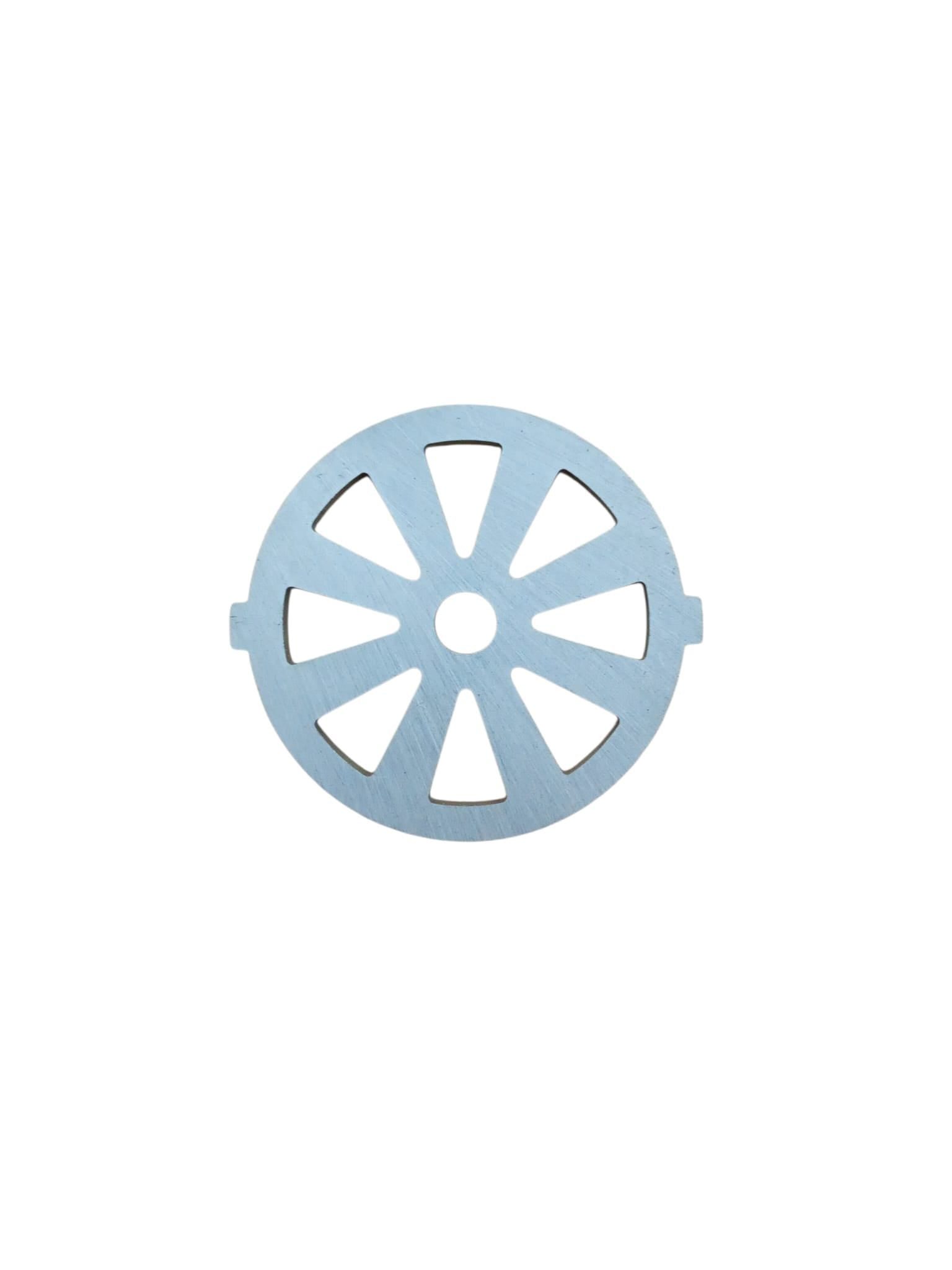 Sită pentru Mașină de Tocat Electrică – Ø 50 mm, Orificii Triunghiulare 10 × 14 mm, Grosime 4 mm