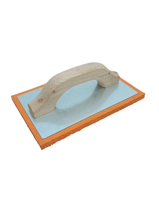 Gletieră cu burete pentru finisaje – mâner din lemn