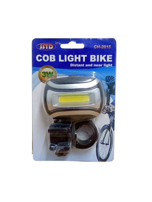 Far bicicletă COB LED 3W – Alb / Roșu