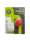 Set Lumini LED pentru Bicicletă – Față + Spate (Alb/Roșu)