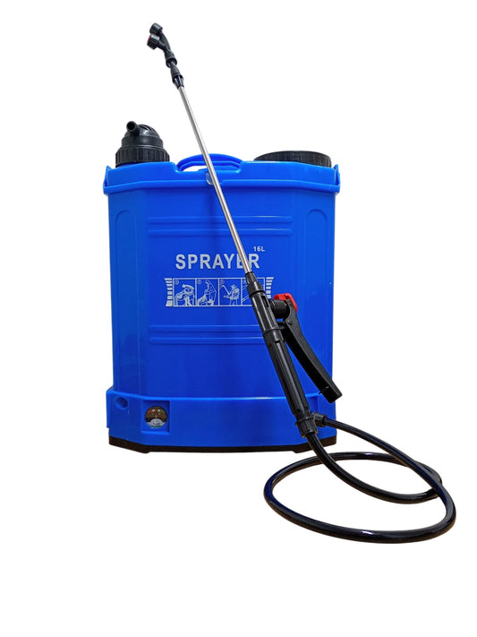 Vermorel electric 2 în 1 cu acumulator și pompă manuală, 16L