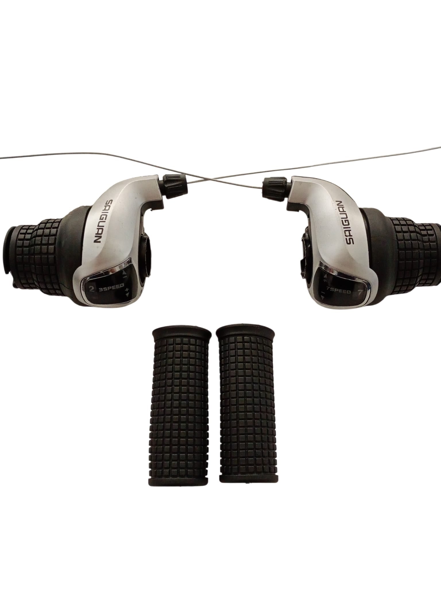 Set Manete Schimbător Secvențial (Grip Shift) 3x7 Viteze – Include Manșoane