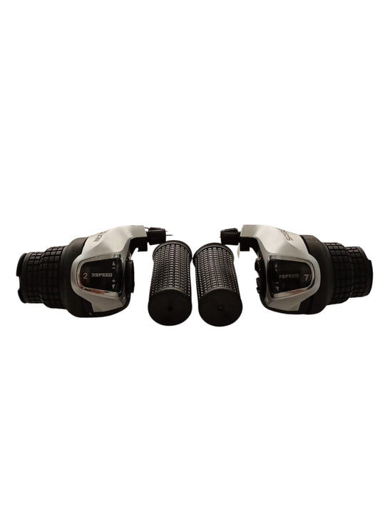 Set Manete Schimbător Secvențial (Grip Shift) 3x7 Viteze – Include Manșoane