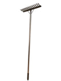 Greblă Agricolă din Oțel 14 Dinți – Lungime 120 cm, Coadă Metalică