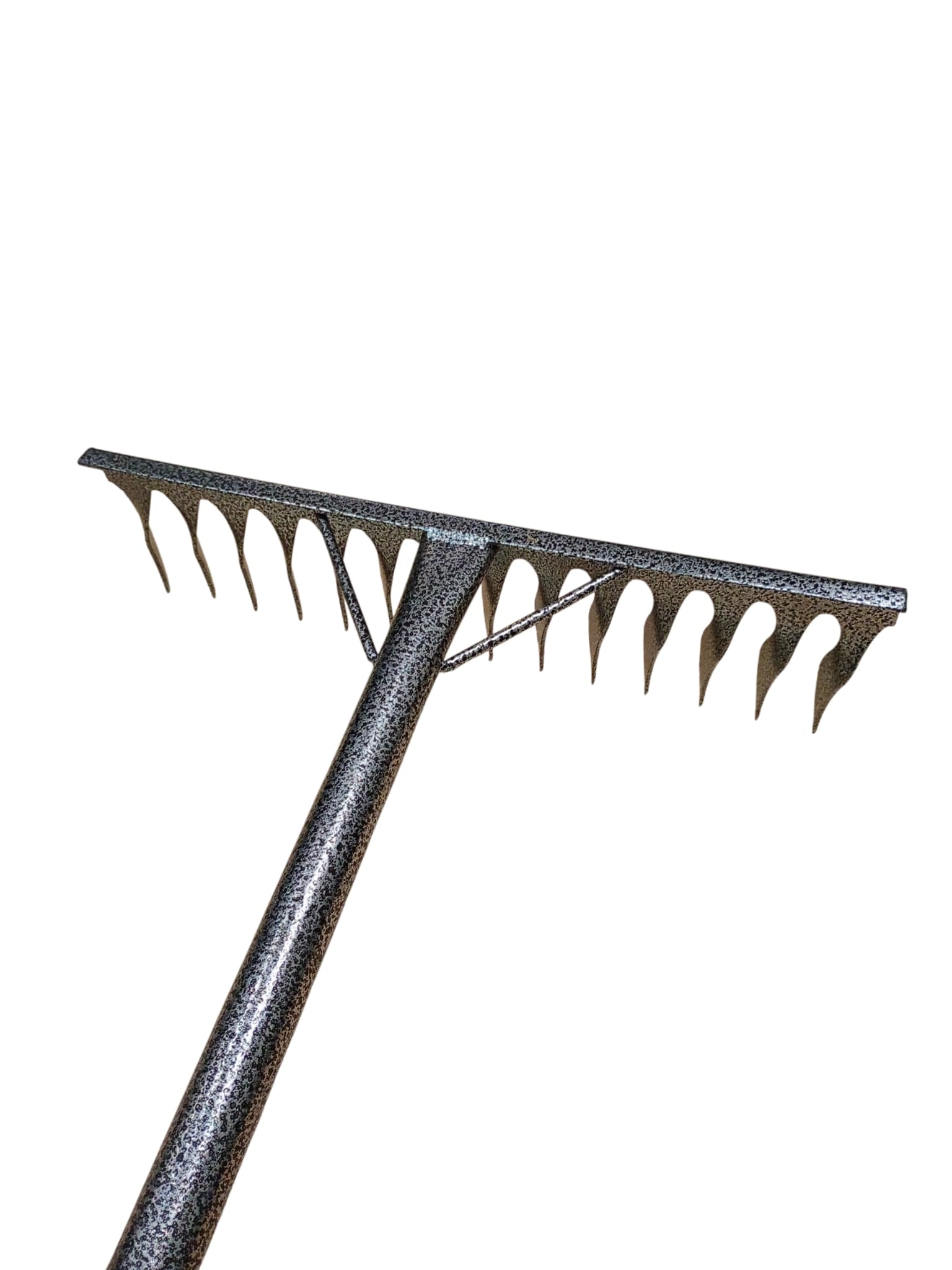 Greblă Agricolă din Oțel 14 Dinți – Lungime 120 cm, Coadă Metalică