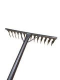 Greblă Agricolă din Oțel 14 Dinți – Lungime 120 cm, Coadă Metalică