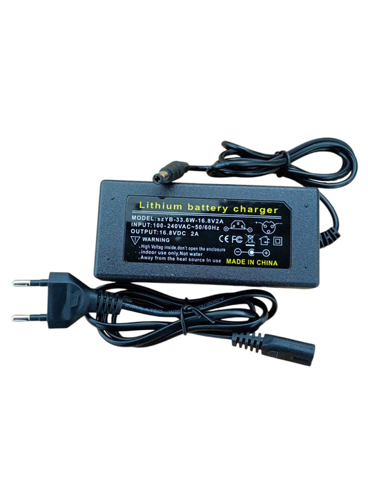 Încărcător Alimentator 16.8V - 2A pentru Minidrujbe și Scule Electrice (Li-Ion 4S)