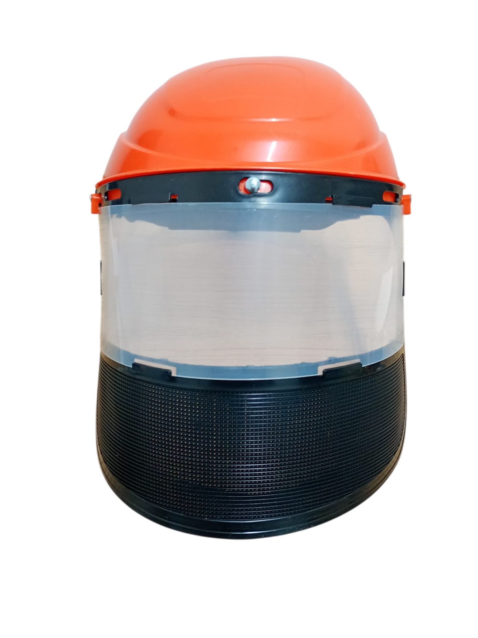 Vizieră Protecție Motocoasă - Hibrid Transparent și Plastic Perforat