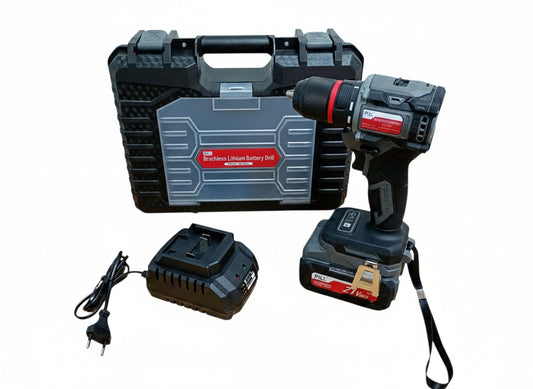 Bormașină Profesională PiLi 21V Max – Tehnologie Brushless, Mod IMPULSE și 3 Viteze Digital