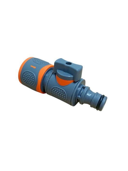 Mufă Rapidă 1/2" cu Robinet Integrat – Control Direct la Îndemână
