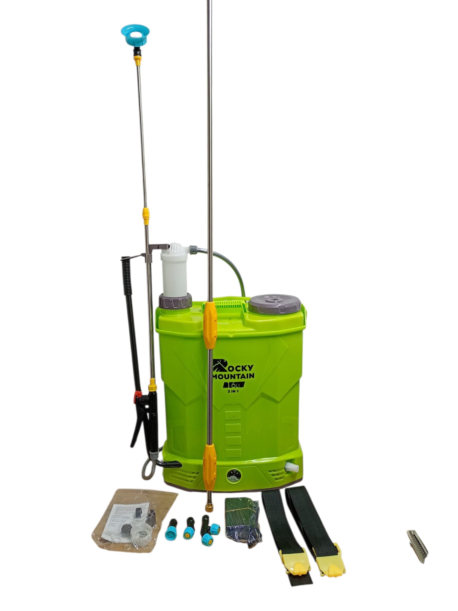 Pachet Vermorel  2 în 1, 16L, Electric și Manual + Tijă Telescopică Inox 2.7m Inclusă