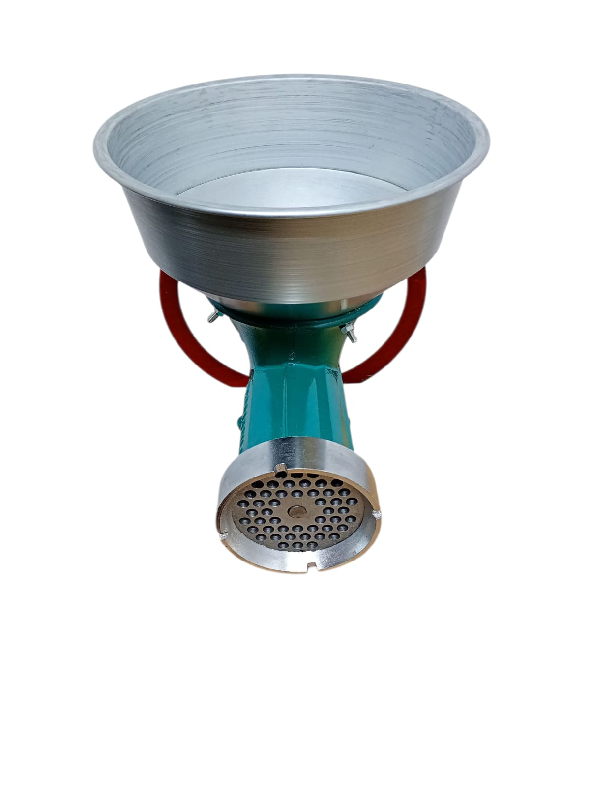 Mașină de tocat carne nr. 32 cu roată, pâlnie