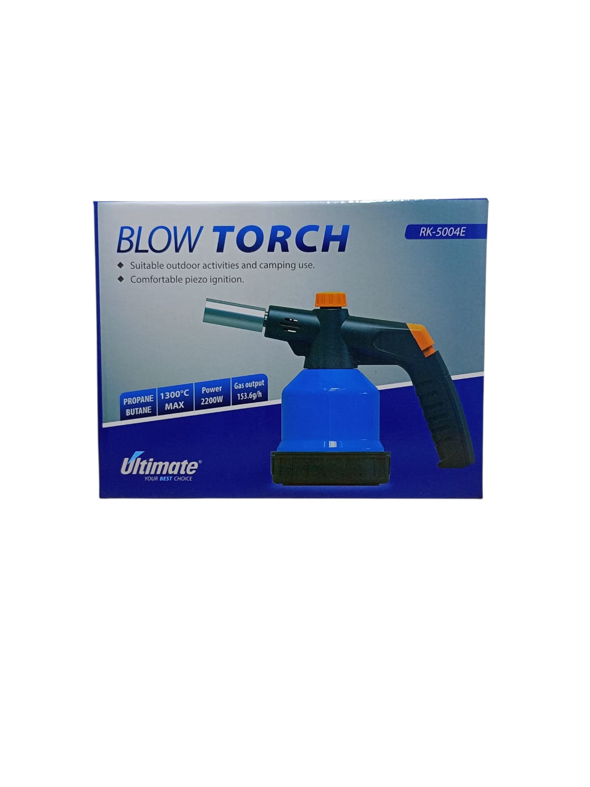 Lampa cu Gaz – 1300°C, 2200W, Aprindere Piezo