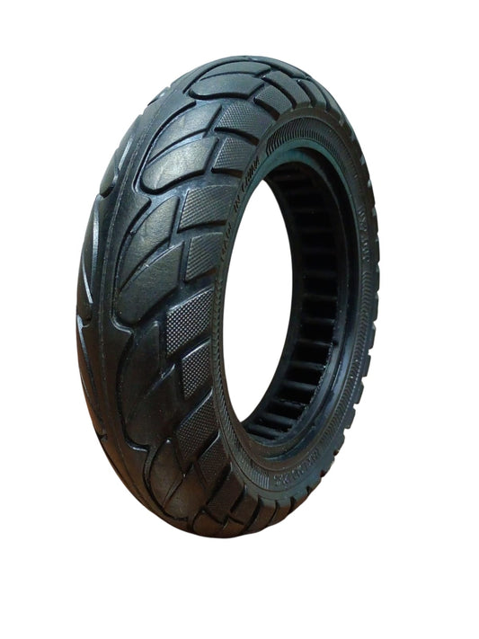 Anvelopă Plină (Solidă) Trotinetă Electrică 10×2.50C – Model Brut / Anti-Șoc