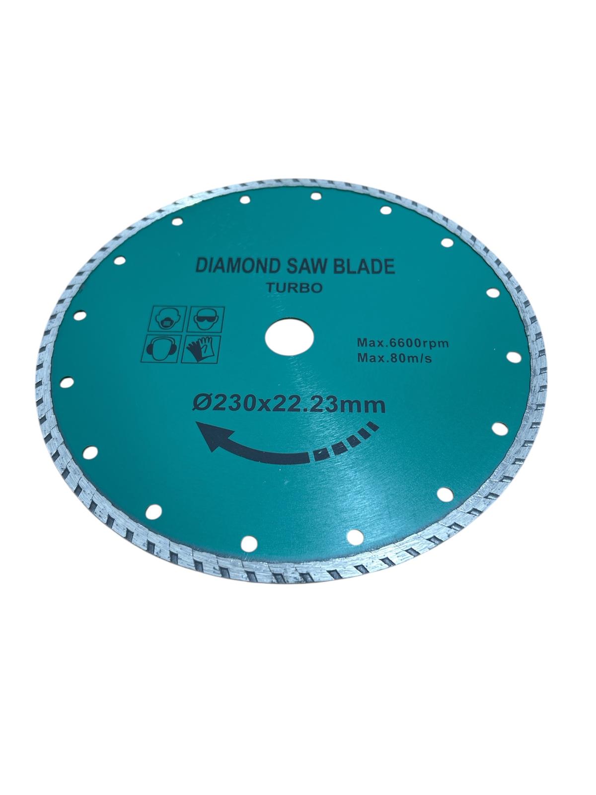 Disc diamantat TURBO – Ø230 mm, prindere 22.23 mm