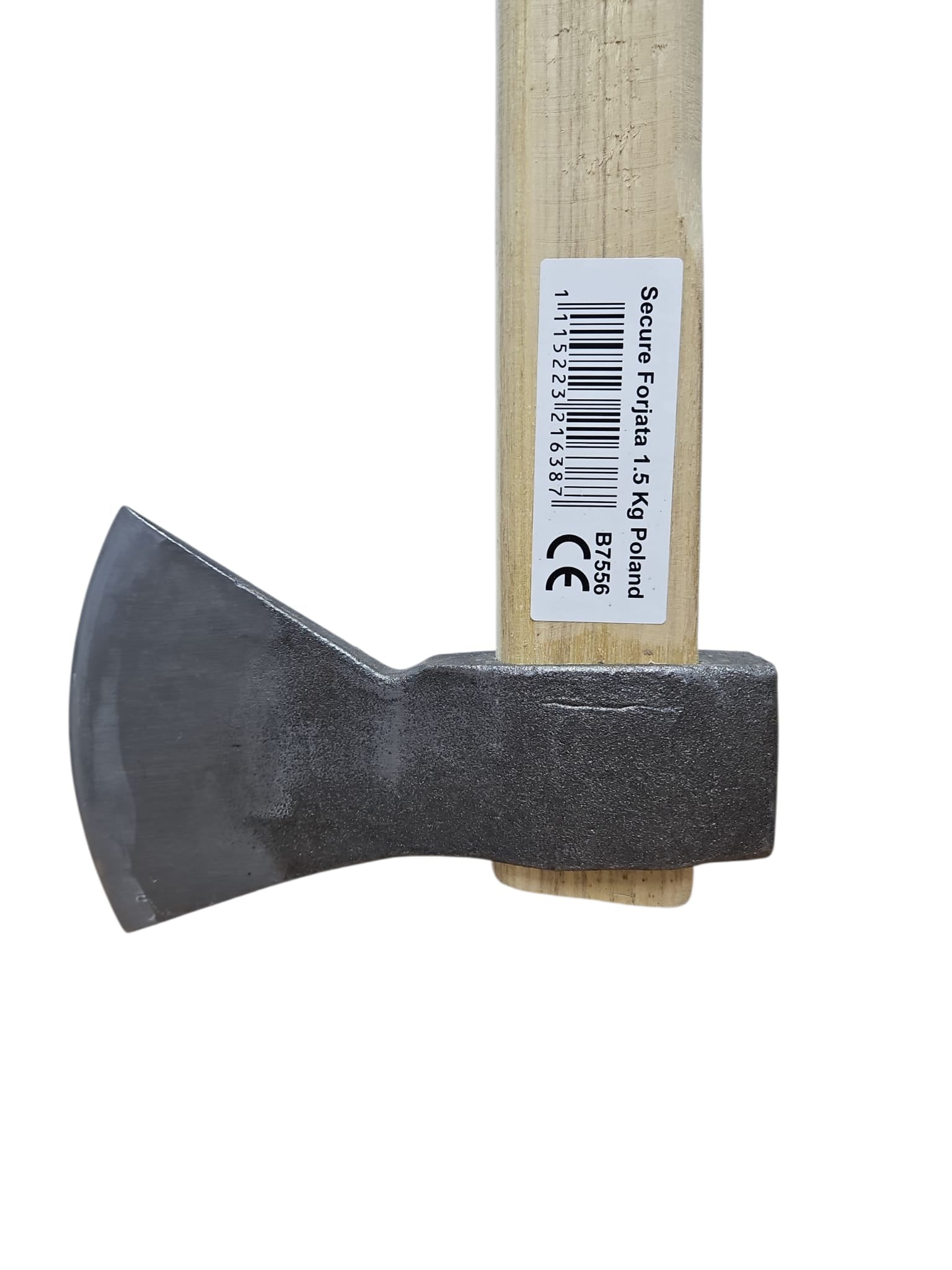 Secure Forjată 1,5 kg cu Coada din Salcâm, Lungime 1 m