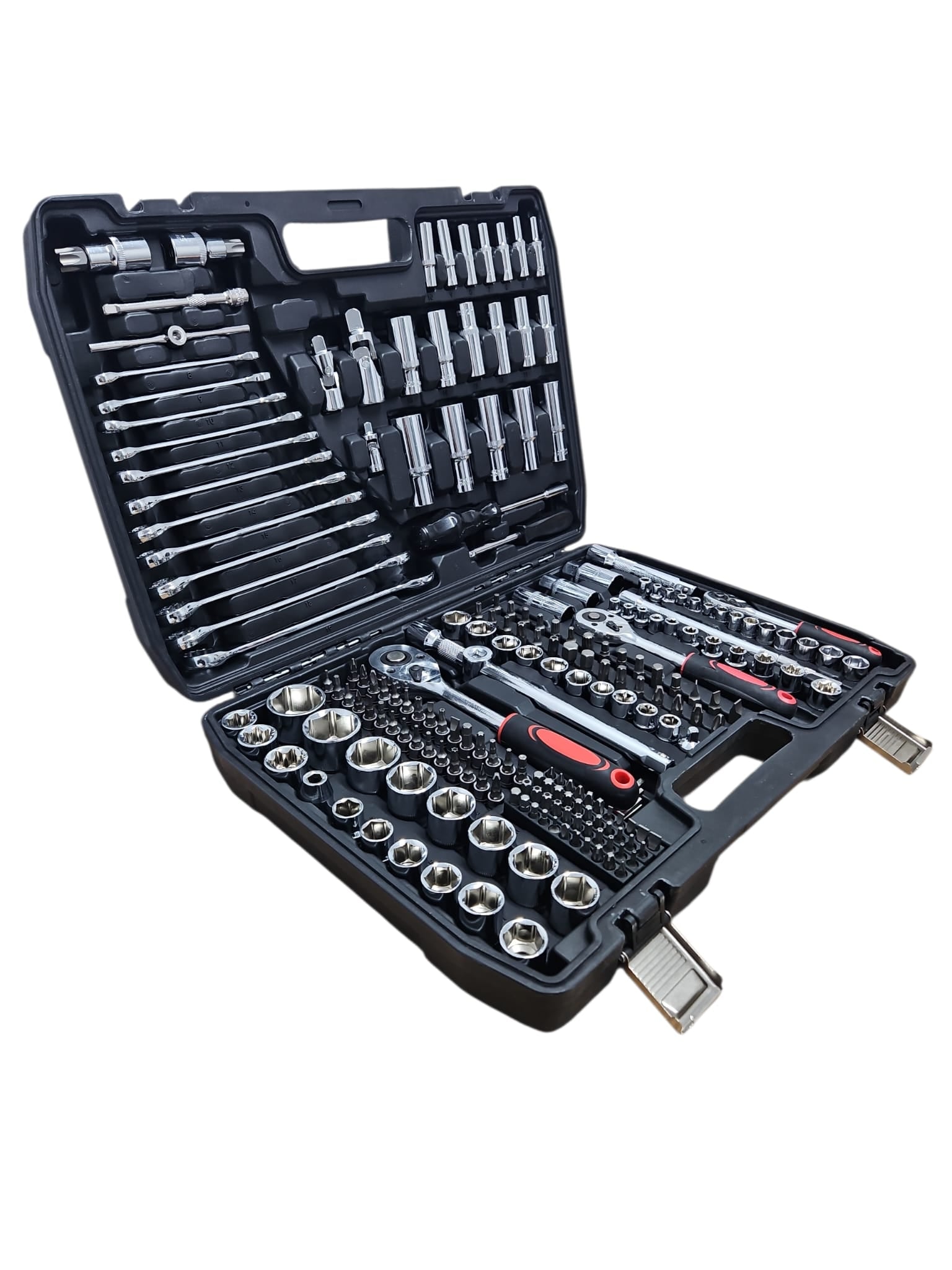 Trusa 216 piese,chei  combinate si tubulare