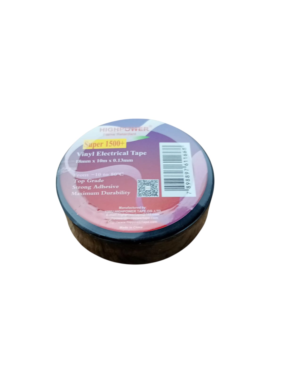 Bandă izolatoare PVC – 18 mm x 10 m x 0.13 mm