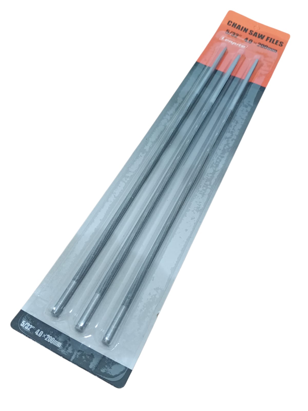 Set 3 Pile Rotunde pentru Lanț Drujbă – 4.0 mm × 200 mm (5/32")