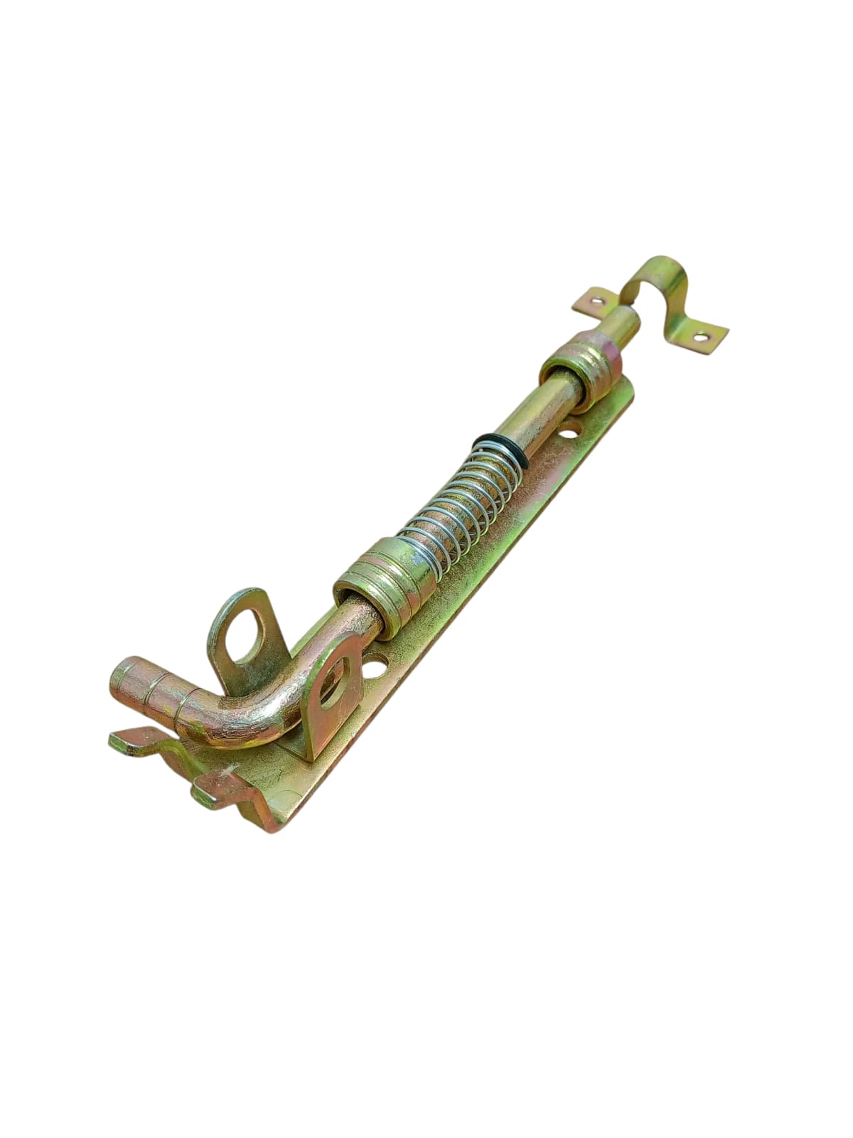 Zăvor vertical tip bolt cu arc – 160 mm x 25 mm, grosime placă 2 mm, finisaj galvanizat