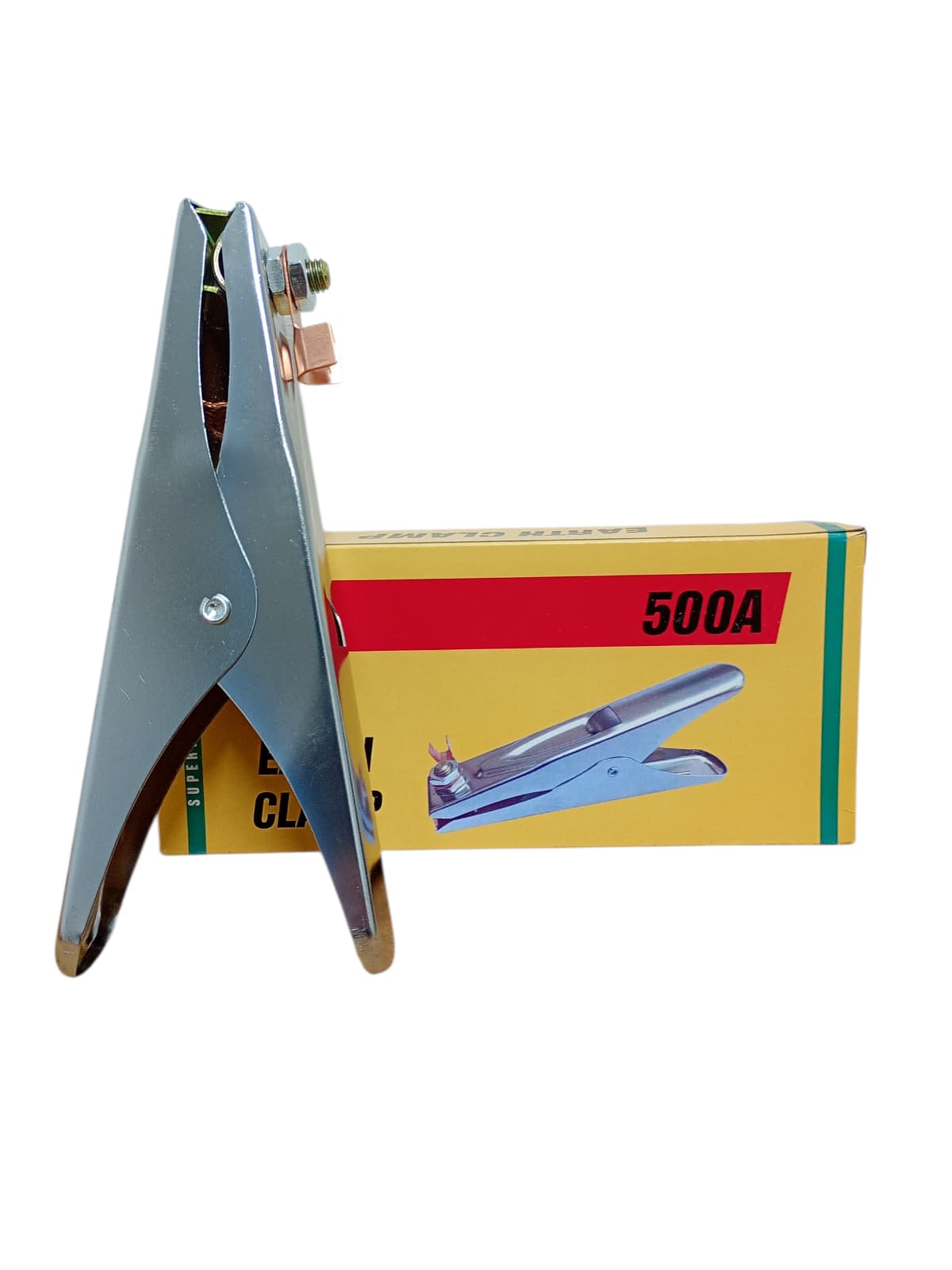 Clește Masă Sudură 500A, Tip Clamp, Cupru + Oțel