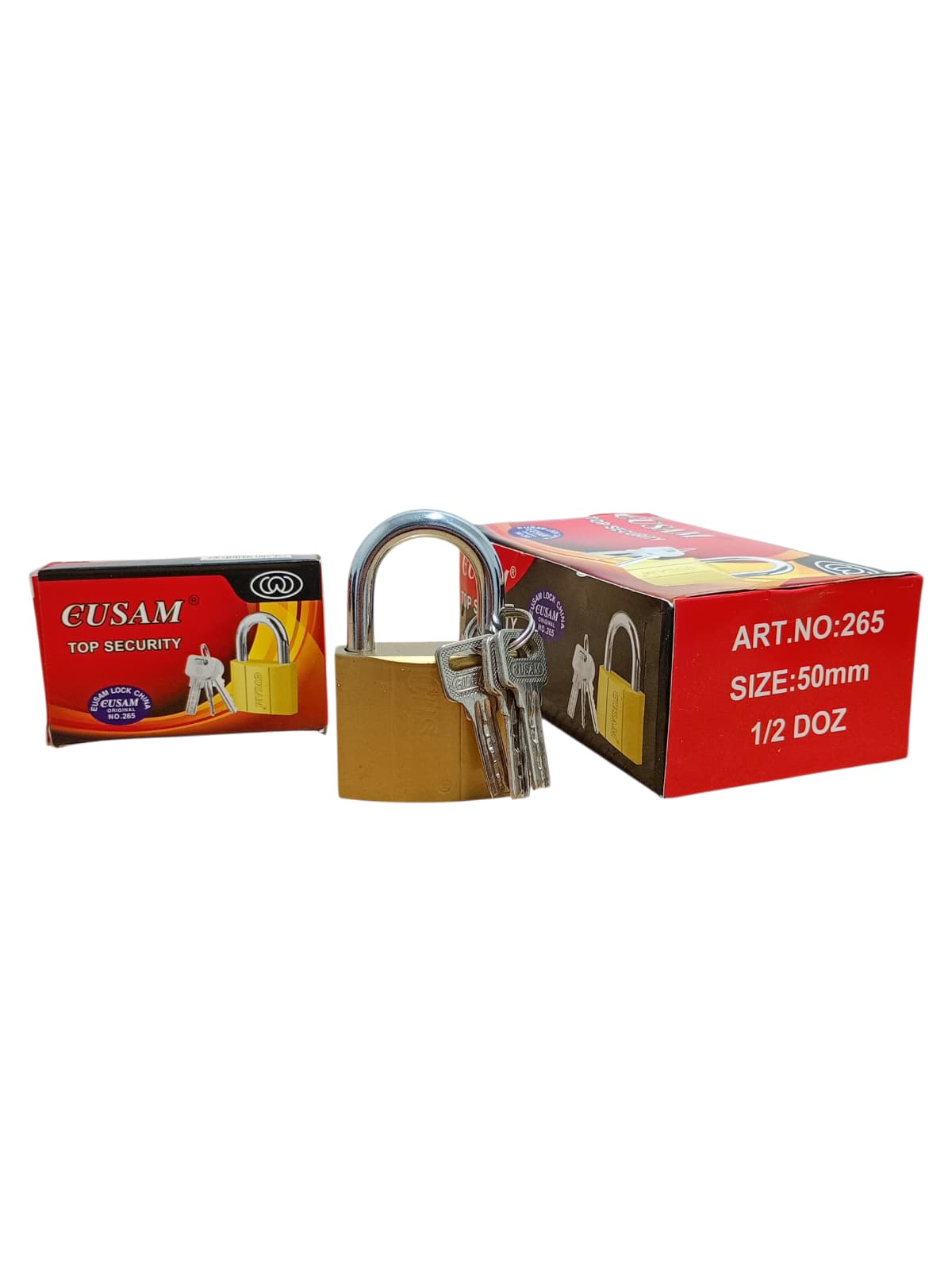 Lacăt Metalic 50 mm, cu 3 Chei Incluse