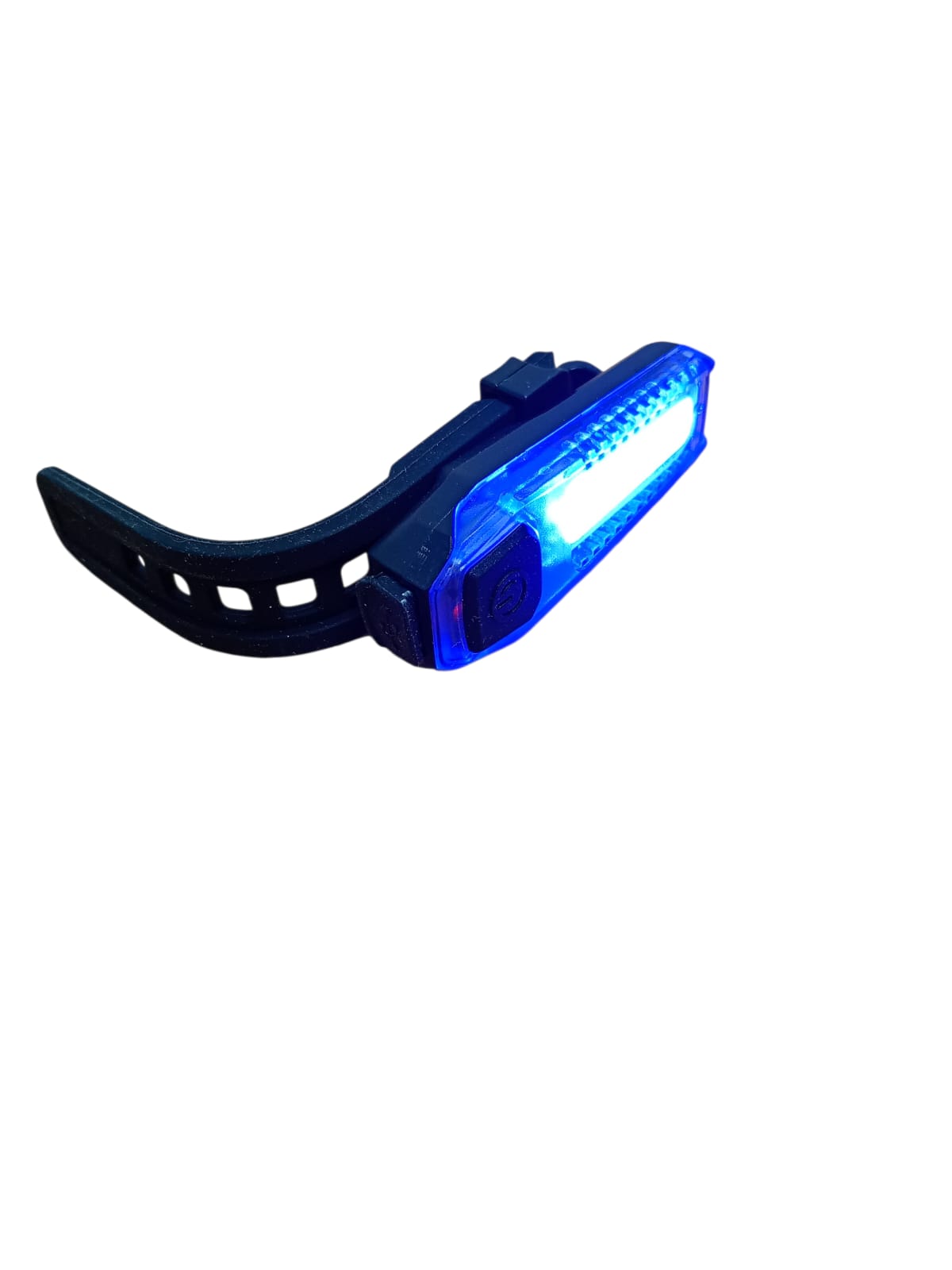 Lampă LED bicicletă spate – USB, lumină roșie sau albastră