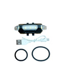 Lumină LED Albă pentru Bicicletă cu Încărcare USB