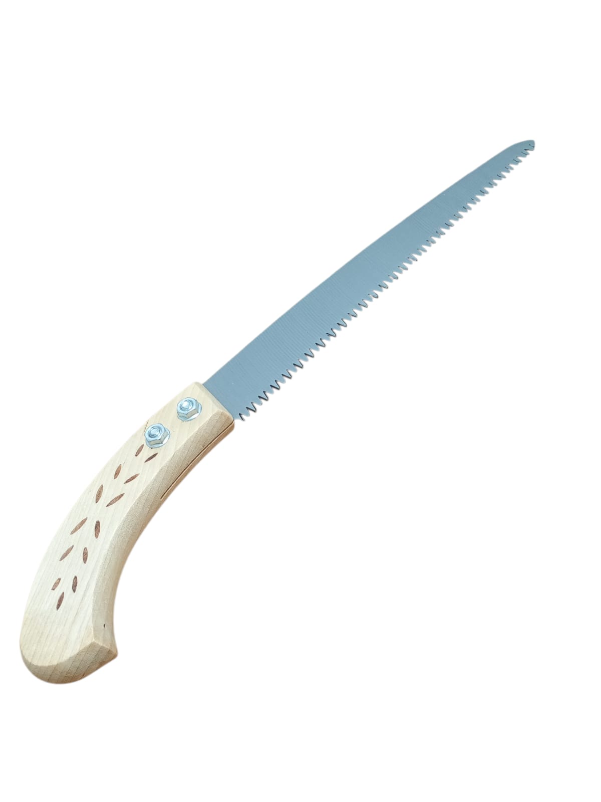 Ferăstrău manual cu mâner din lemn – lungime totală 40 cm, lamă 27 cm