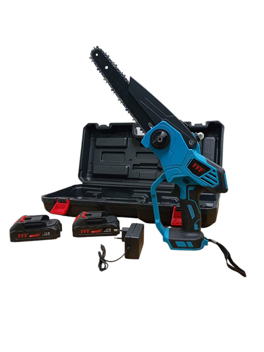 Drujă cu 2 acumulatori 48V – 8 inch, ungere manuală