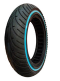 Anvelopă brută 8.5 inch cu dungă albastră pentru trotinetă electrică