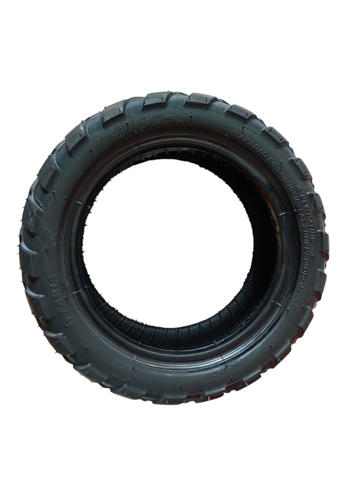 Anvelopă 80/60‑6 Tubeless pentru trotinetă electrică