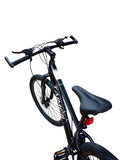 Bicicletă MTB Taimeil 26 inch cu frâne pe disc, suspensie față și 21 viteze negru mat