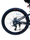 Bicicletă MTB Taimeil 26 inch cu frâne pe disc, suspensie față și 21 viteze negru mat