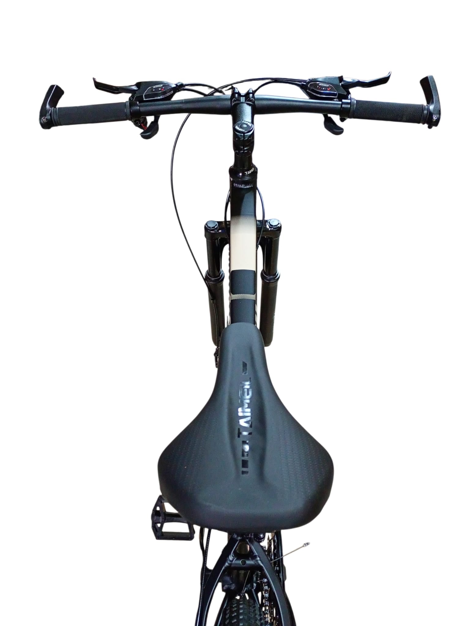 Bicicletă 27.5 inch negru mat – cadru aluminiu, frâne pe disc, 21 viteze, jante aluminiu