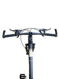 Bicicletă 27.5 inch negru mat – cadru aluminiu, frâne pe disc, 21 viteze, jante aluminiu