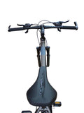 Bicicletă 26 inch gri metalizat – cadru aluminiu, frâne pe disc, 21 viteze