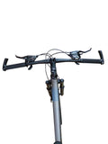 Bicicletă 26 inch gri metalizat – cadru aluminiu, frâne pe disc, 21 viteze