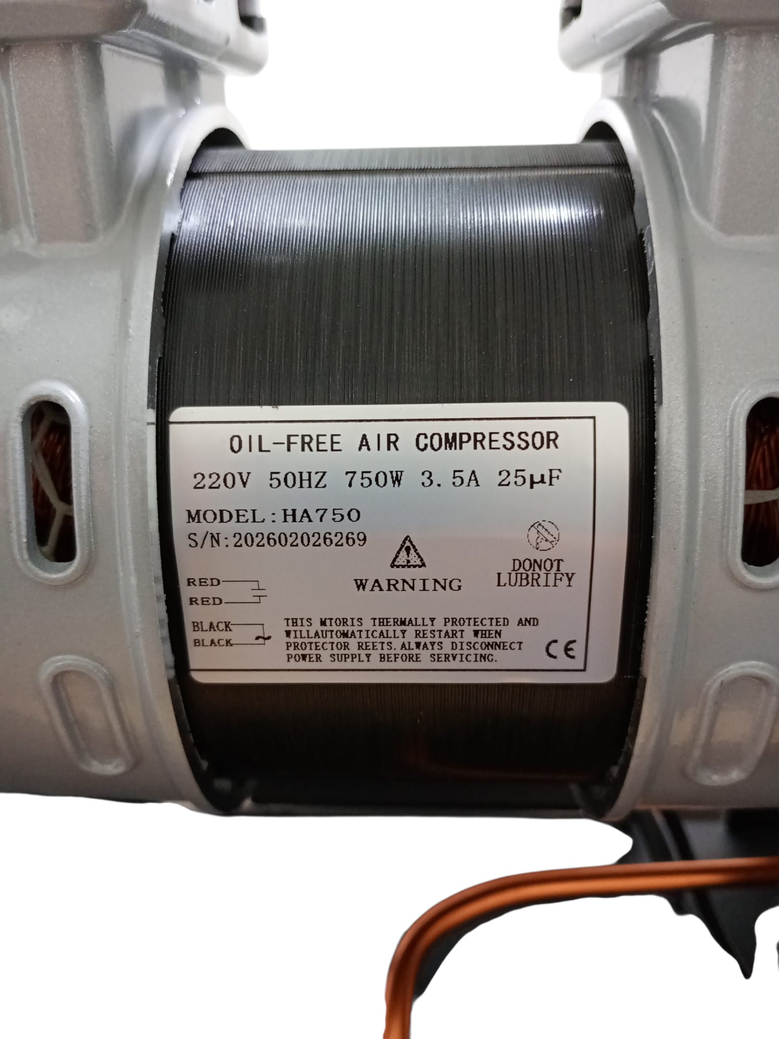 Compresor Aer Ultra-Silențios 30L SC750-30L – 0.75kW (1CP), Fără Ulei