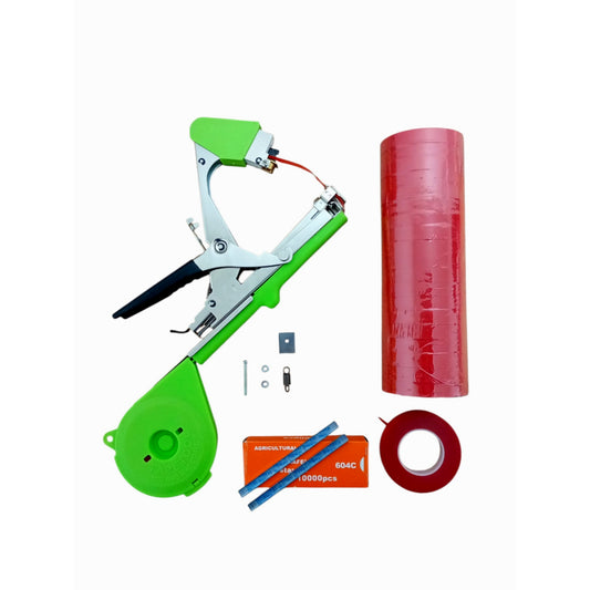 Aparat de legat vița de vie – set complet cu 20 role bandă, capse și cuțit rezervă